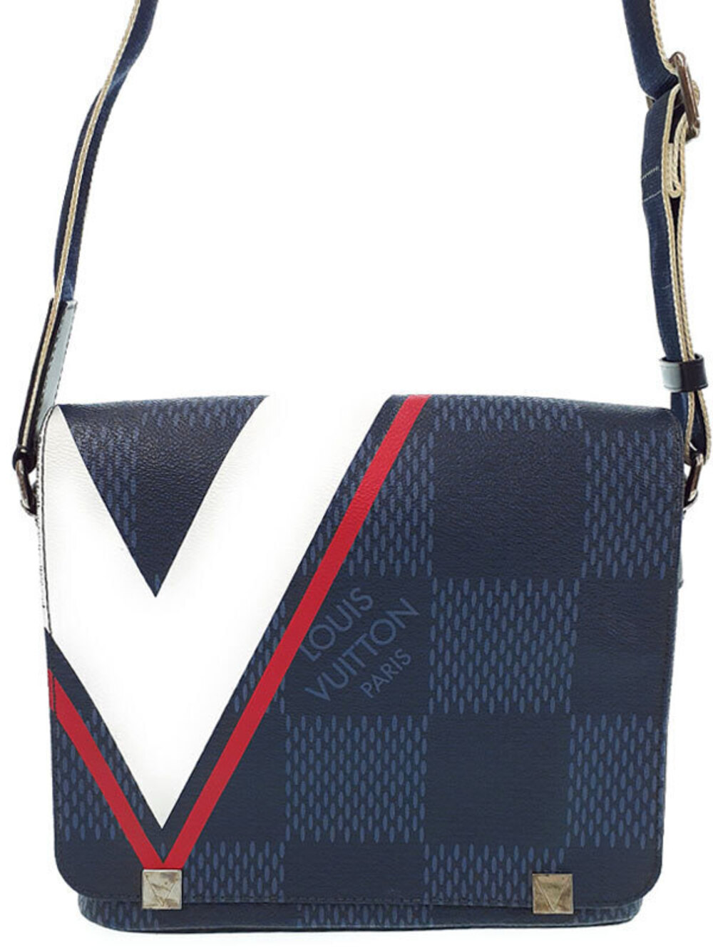 Louis Vuitton Damier Cobalt Blue District NM Shoulder Bag